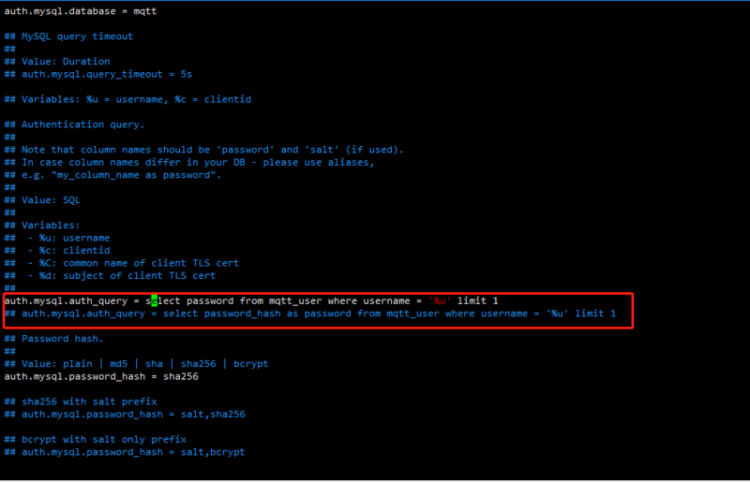 【Java】EMQ X 基于 MySQL 的 MQTT 连接认证