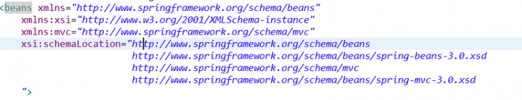 【Java】关于Spring配置文件中xmlns的一些问题，求大家帮忙看一下！