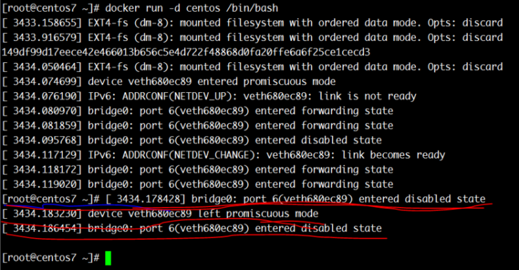【Docker】docker 以-d模式启动时闪退的问题，docker桥接网络的问题