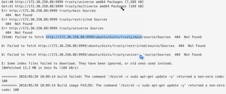 【Docker】七牛的自定义数据处理，构建镜像时 apt-get update 失败