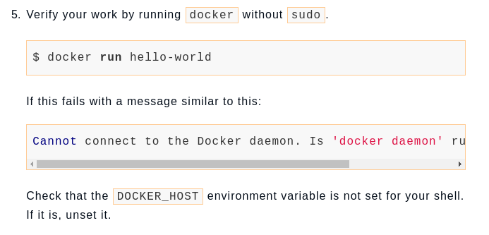 【Docker】docker安装后出现Cannot connect to the Docker daemon.