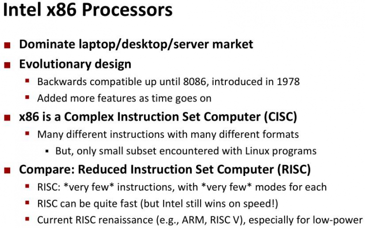 【游戏开发】cmu11313 C6 Machine-Level Primramming I: Sosics