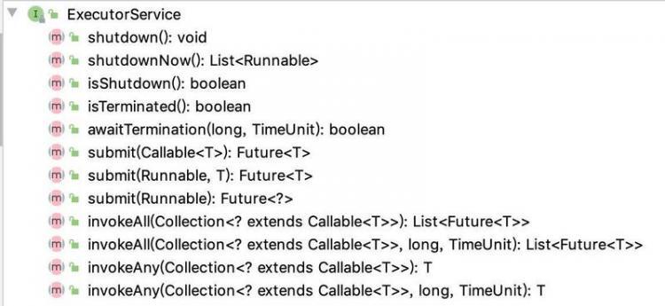【Java】Java线程池ExecutorService中重要的方法