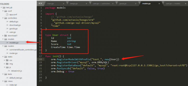 【go】beego 的注册模型