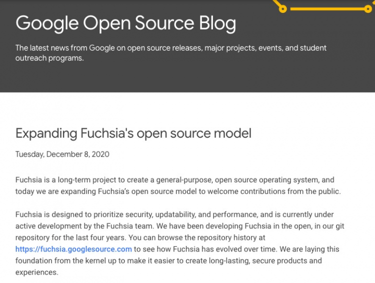 【安卓】谷歌开源 Fuchsia OS，对标鸿蒙取代 Android？