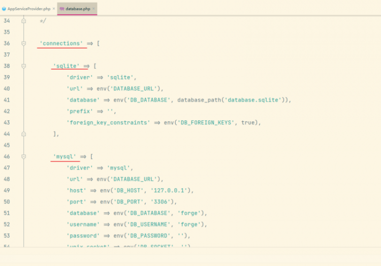 Laravel 本地配置数据库读写分离, 使用读数据库时报错