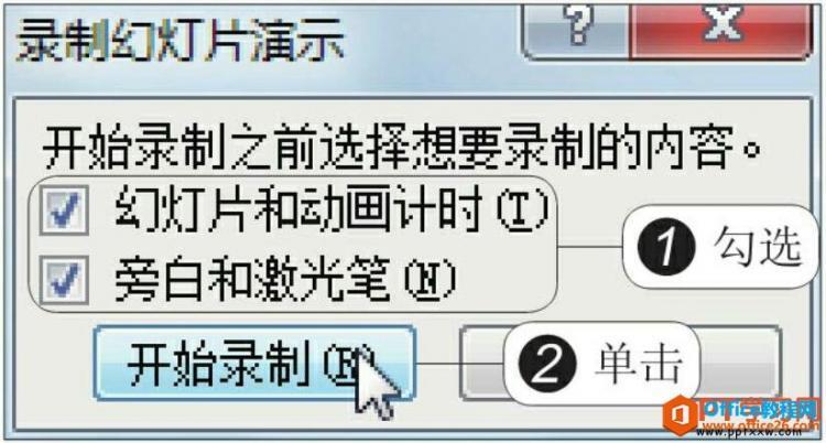 PPT如何录制幻灯片演示_Office教程网