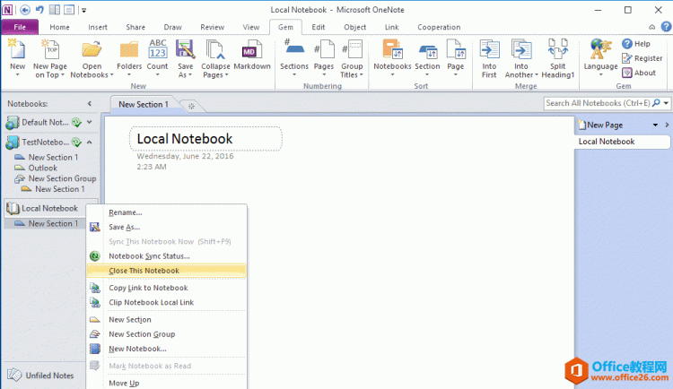 如何完全删除一个OneNote笔记本?_Office教程网