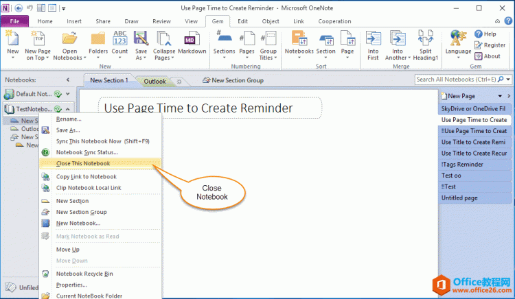 如何完全删除一个OneNote笔记本?_Office教程网
