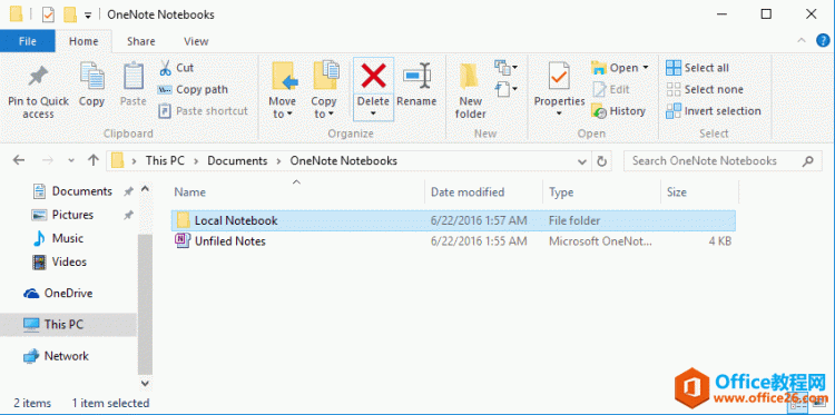 如何完全删除一个OneNote笔记本?_Office教程网