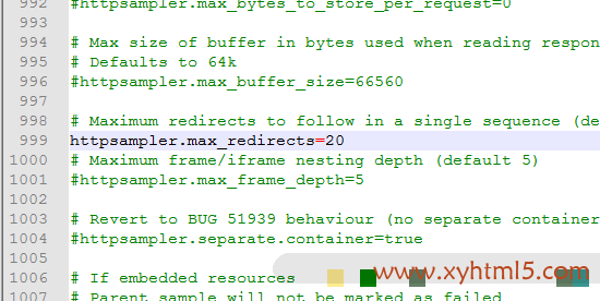 jmeter执行报错：java.io.IOException: Exceeded maximum number of redirects: 20