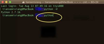 mac怎么看python版本[python基础]-云海天教程