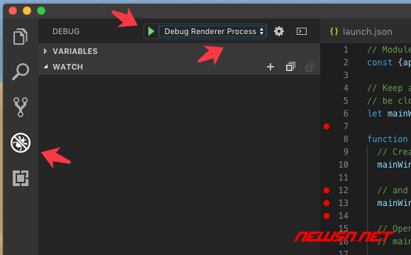 vscode 如何断点调试普通 electron 程序？渲染进程调试篇
