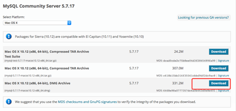 Mac下安装mysql5.7完整步骤(图文详解)/张生荣