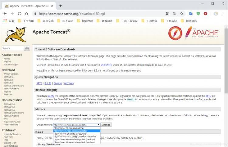 Linux安装与卸载Tomcat8的详细图文教程-云海天教程