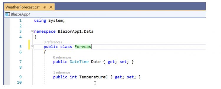 【译】Visual Studio 的 Razor 编辑器的改进