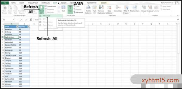 高级Excel – 外部数据连接