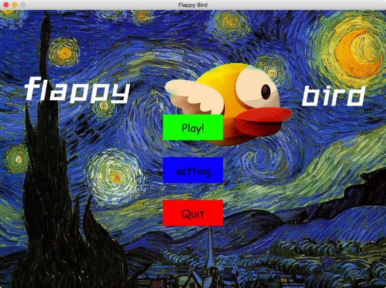 Python3+pygame实现的flappy bird游戏，代码完整，还有音乐