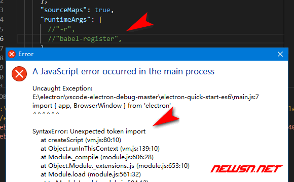 es6版electron程序vscode调试，babel-register如何使用