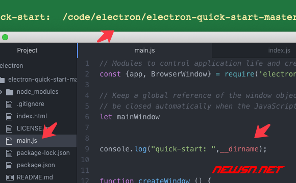 electron程序，如何理解常量__dirname和__static的区别？