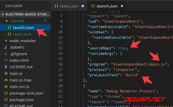 es6 版 electron 程序 vscode 调试，babel-cli如何使用