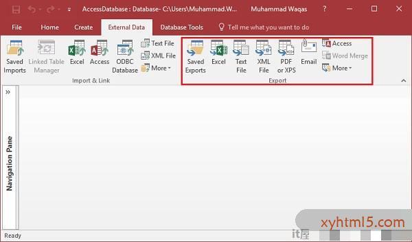 MS Access – 数据导出