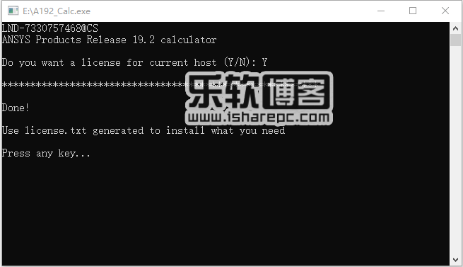 ANSYSProducts19.2官方原版镜像+破解|乐软博客