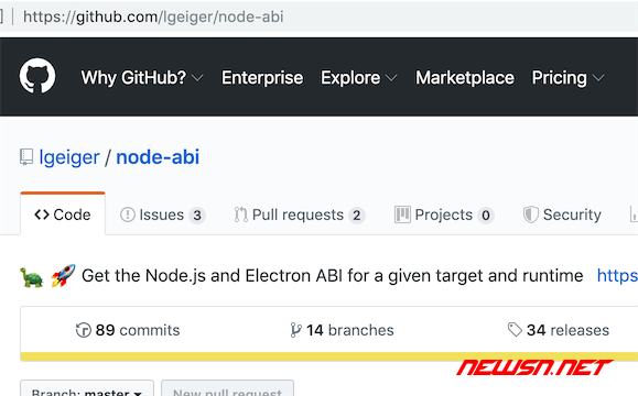 electron程序，node-abi查询NODE_MODULE_VERSION