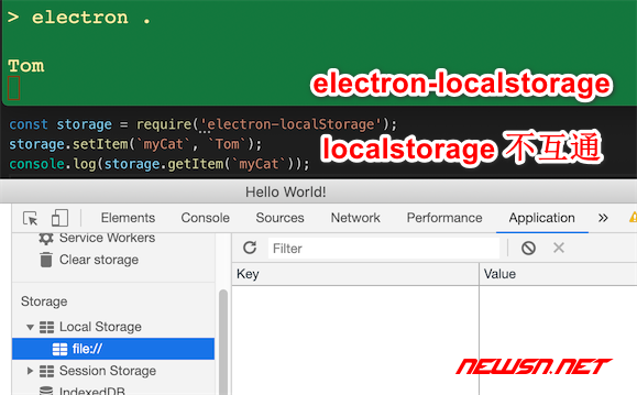 electron-localStorage，如何在主进程和渲染进程中使用?