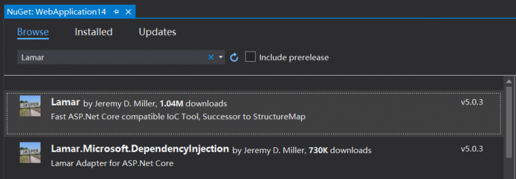 如何在 ASP.Net Core 中使用 Lamar