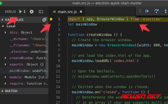 es6 版 electron 程序 vscode 调试，babel-cli如何使用