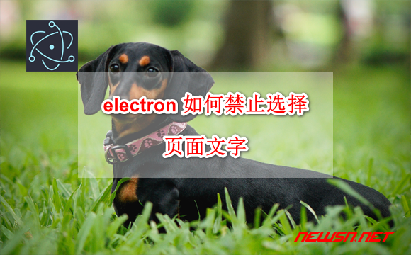 electron如何禁止选择页面文字？禁止选择文字方案大全