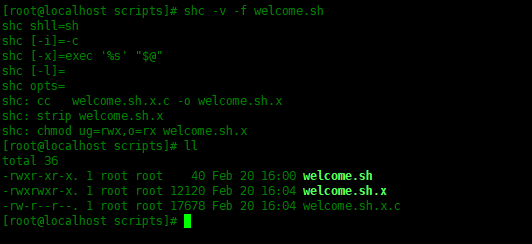 如何使用SHC加密Shell脚本