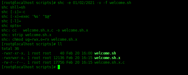 如何使用SHC加密Shell脚本