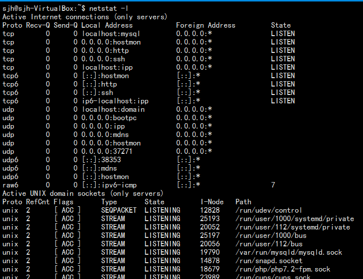聊聊linux查看服务和端口状态命令netstat