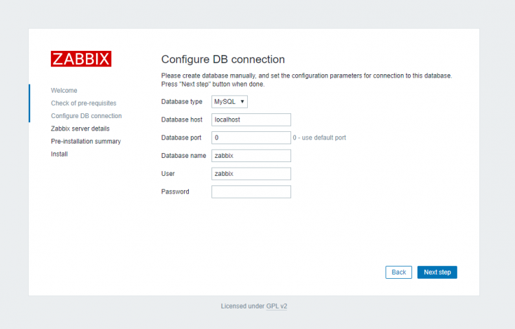 CentOS 7部署安装Zabbix服务