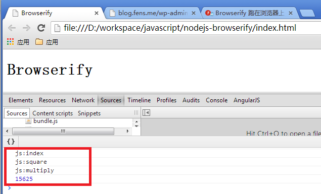 【Nodejs教程精选】Browserify 跑在浏览器上的Node程序