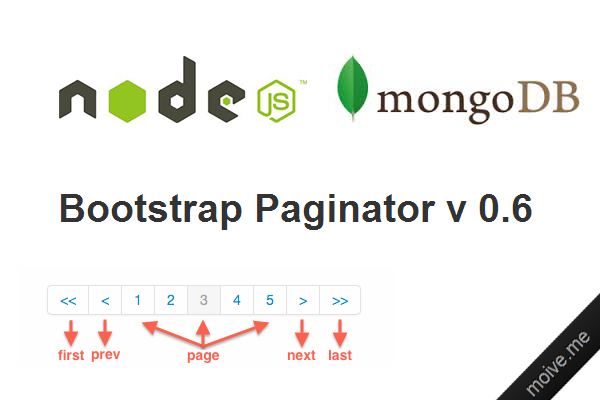 【Nodejs教程精选】nodejs分页设计配合bootstrap-paginator