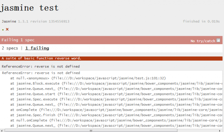 【Nodejs教程精选】jasmine行为驱动,测试先行