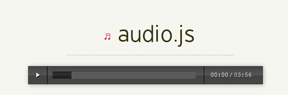 audio.js 基于 HTML5 Audio 音乐播放器 JavaScript 插件