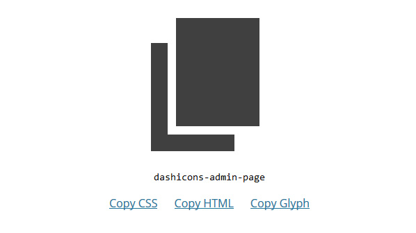 WordPress 使用 Dashicons 字体图标