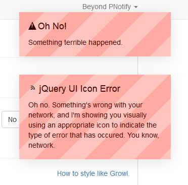 PNotify 基于 JavaScript 简单易用消息提示插件