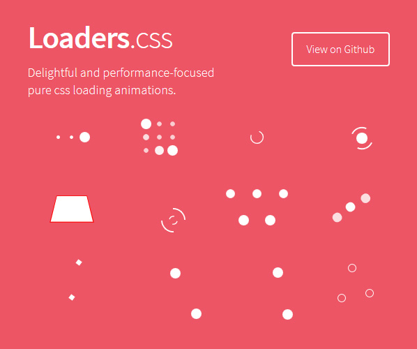 Loaders.CSS 纯代码加载过度动画合集