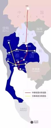 中国到泰国高铁线路图 最新消息