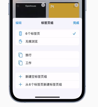 iOS 15 使用技巧：在 Safari 浏览器上使用全新标签页