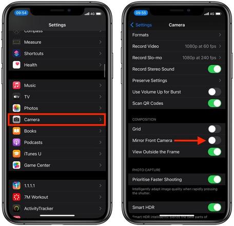 iOS 14 教程：如何使 iPhone 自带相机进行镜像自拍？