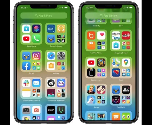 iOS 14 beta 7 新改进：调整 App 资源库分类