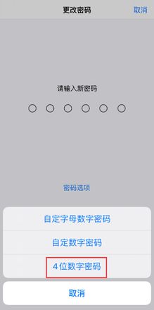 iPhone 如何设置 4 位简易密码？无法设置是什么原因？