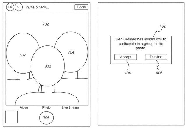 不在一起也可以拍集体照？这是苹果自拍新专利