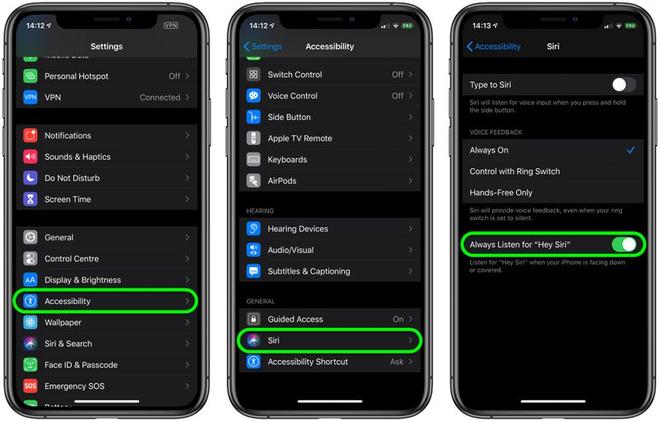 iOS 13.4 教程：如何确保 Siri 可以始终接受语音指令？